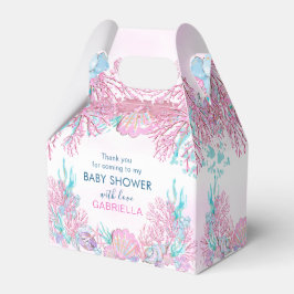 Caixinha De Lembrancinhas Encantando Chá de fraldas submarino Obrigado