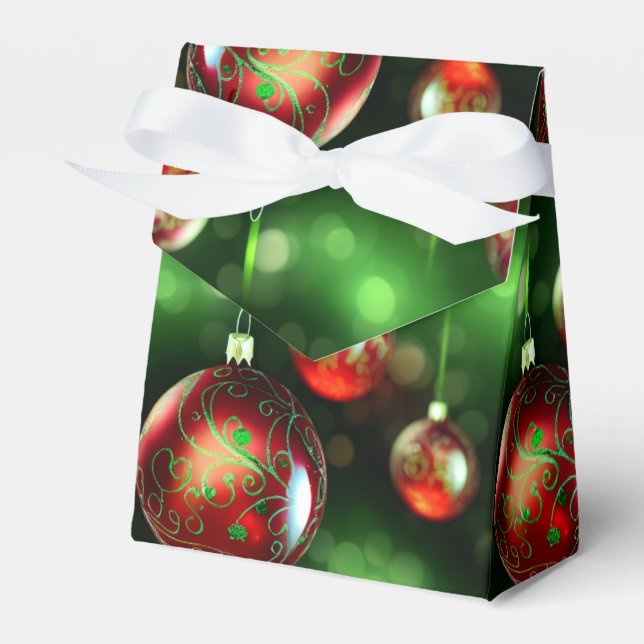 Caixinha De Lembrancinhas Enfeites de natal rico (Frente)