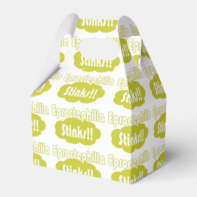 Caixinha De Lembrancinhas Eproctofilia Cheira! (Frente)