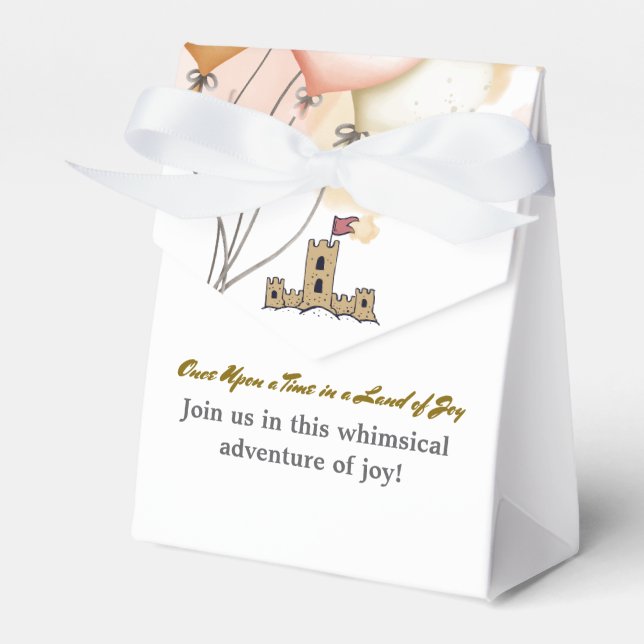 Caixinha De Lembrancinhas Era uma vez numa Terra de Alegria (Frente)