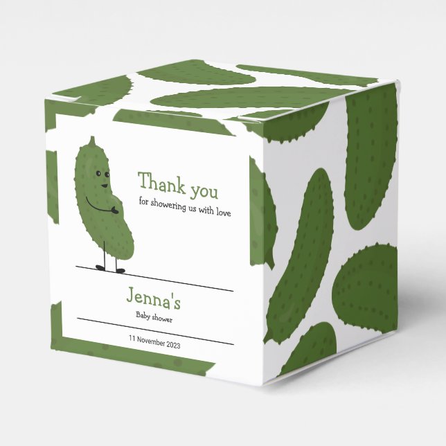 Caixinha De Lembrancinhas Escolhe-me chá de fraldas Feliz (Frente)