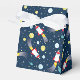 Caixinha De Lembrancinhas Espaçador do Foguete do Chá de fraldas Exterior