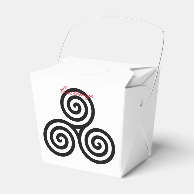 Caixinha De Lembrancinhas Espíritos Negros Triplos Thunder_Cove (Frente)