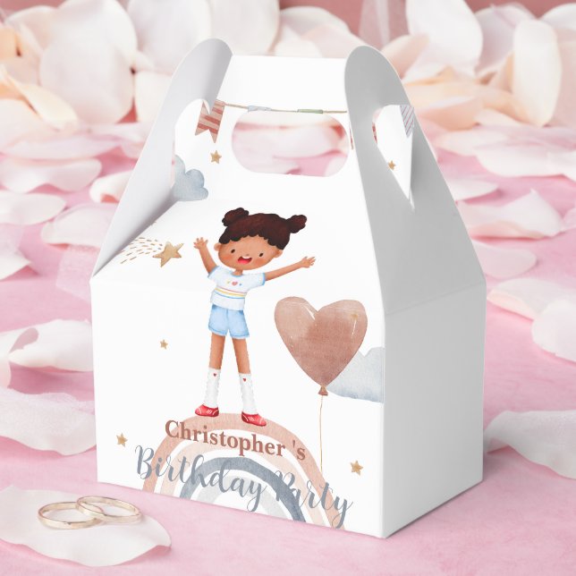 Caixinha De Lembrancinhas Esportes bonitos do partido Balão de Aniversário (Casamento)