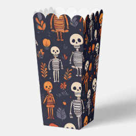 Caixinha De Lembrancinhas Esqueletos bonitinhos do Halloween