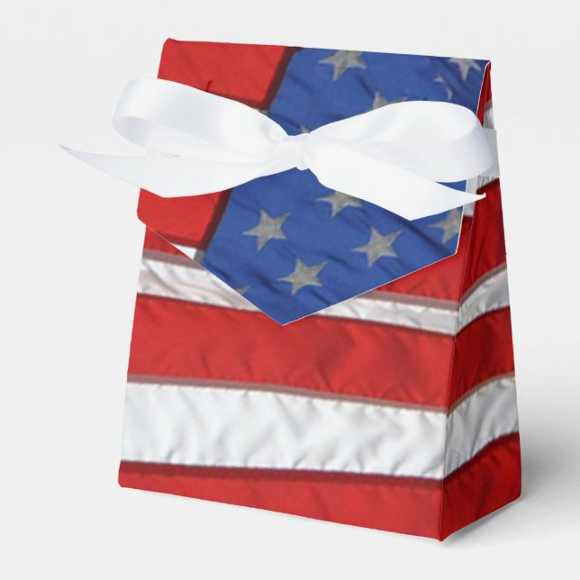Caixinha De Lembrancinhas Estados Unidos Bandeira Americana Design Patriótic (Frente)