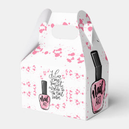 CAIXINHA DE LEMBRANCINHAS ESTILO DE SALÃO DO UNHAS