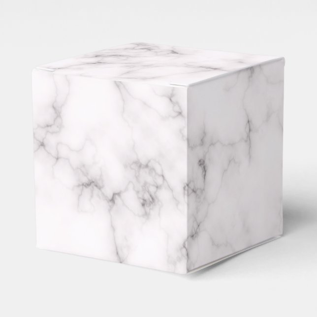 Caixinha De Lembrancinhas Estilo Marble Elegante (Frente)