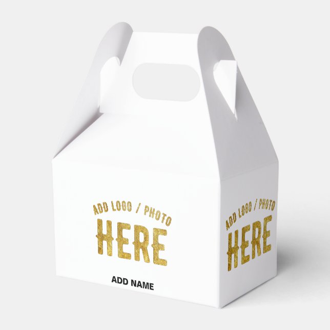 CAIXINHA DE LEMBRANCINHAS ESTILO MODERNO PERSONALIZÁVEL BRANCO VERIFICADO MA (Frente)