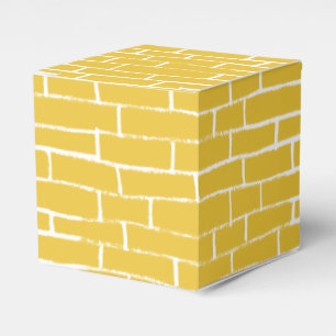 Caixinha De Lembrancinhas Estrada do Tijolo - Amarelo e transparente