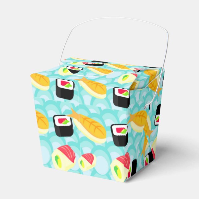 Caixinha De Lembrancinhas Eu adoro Sushi Favor Box (Frente)