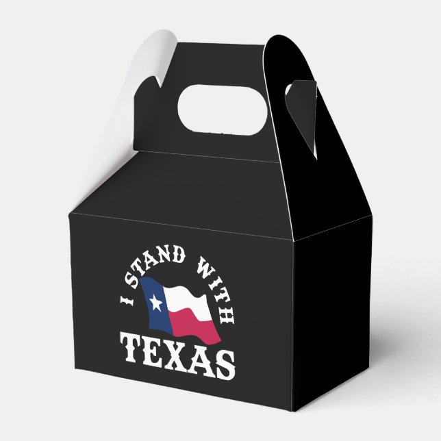 Caixinha De Lembrancinhas Eu Apoio o Texas (Frente)
