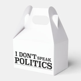Caixinha De Lembrancinhas Eu não falo de política