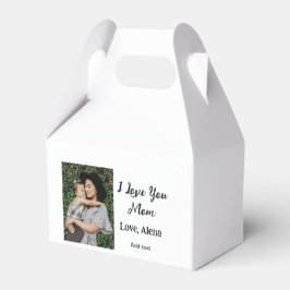 Caixinha De Lembrancinhas Eu te amo mãe dia de as mães elegante adicionar te