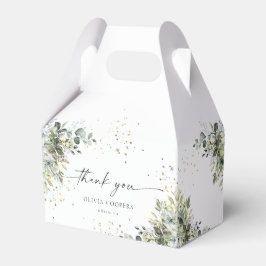 Caixinha De Lembrancinhas Eucalyptus Floral Greenery Chá de fraldas