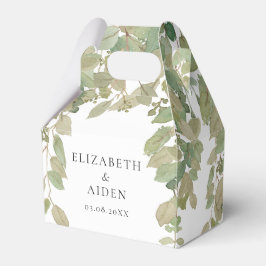 Caixinha De Lembrancinhas Eucalyptus Wedding Box Geschenkschachtel