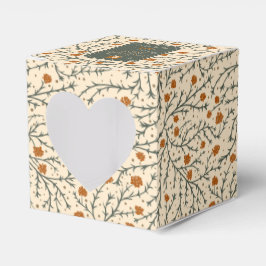 Caixinha De Lembrancinhas Evergreen Kiss Under the Mistletoe Heart Gift Box