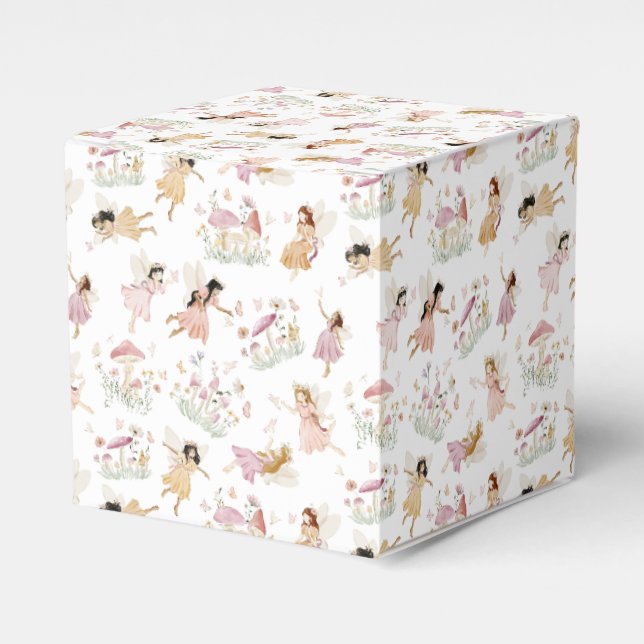 Caixinha De Lembrancinhas Fairy Garden Birthday (Frente)