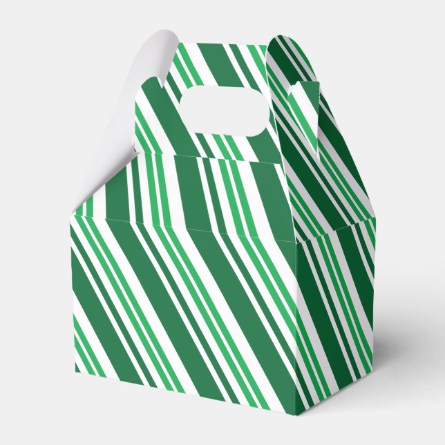 Caixinha De Lembrancinhas Faixa de menta verde (Frente)