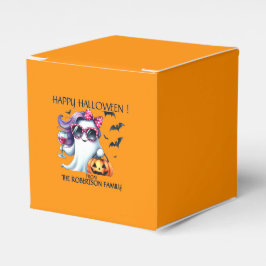 Caixinha De Lembrancinhas Fantasma Feminino Assustador de Halloween