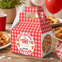 Fatia Moderna da Pizza Baby Pizza 1º Aniversário