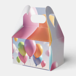 Caixinha De Lembrancinhas Favor Box (Balloons)