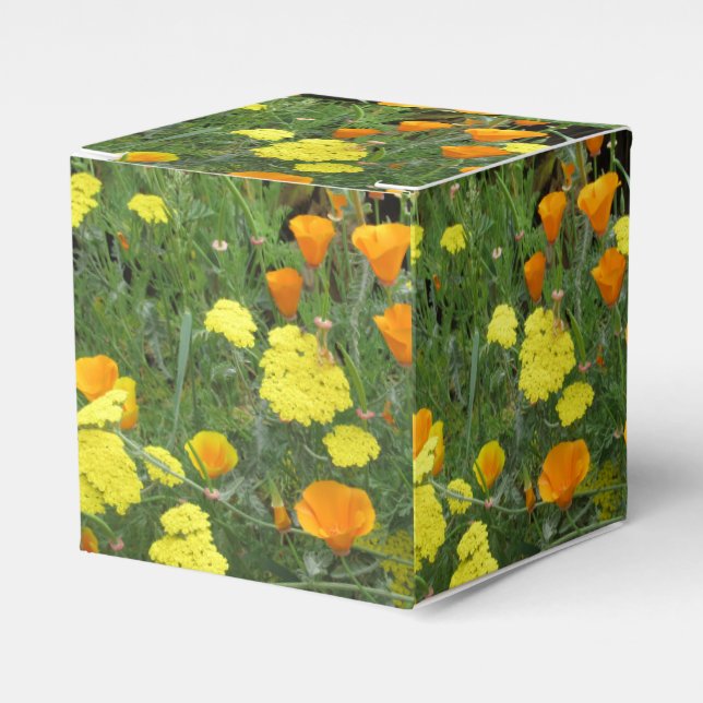 Caixinha De Lembrancinhas Favor Box California Wildflower (Frente)