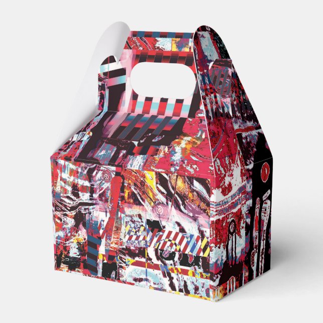 Caixinha De Lembrancinhas Favor Box – Fragmented Pulse (Frente)