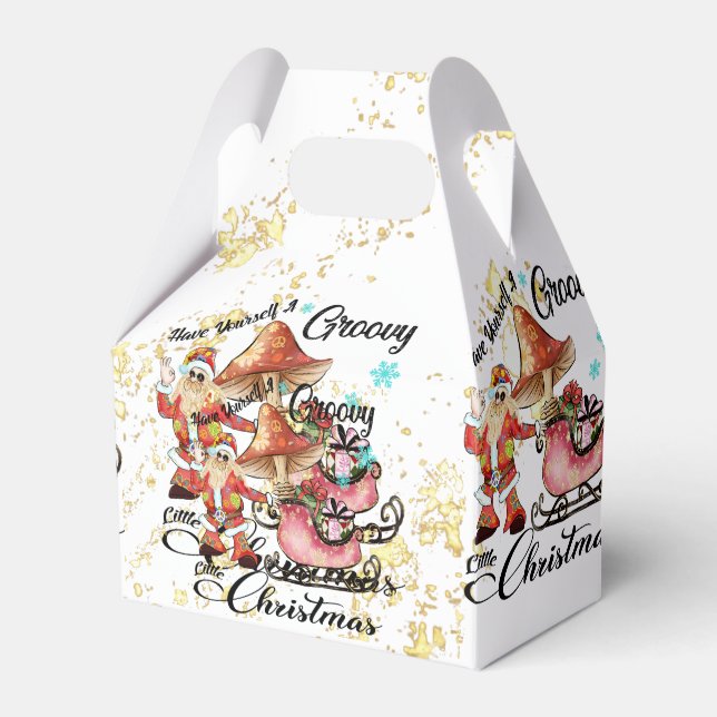 Caixinha De Lembrancinhas Favor Box,Gable Favor Box, (Frente)