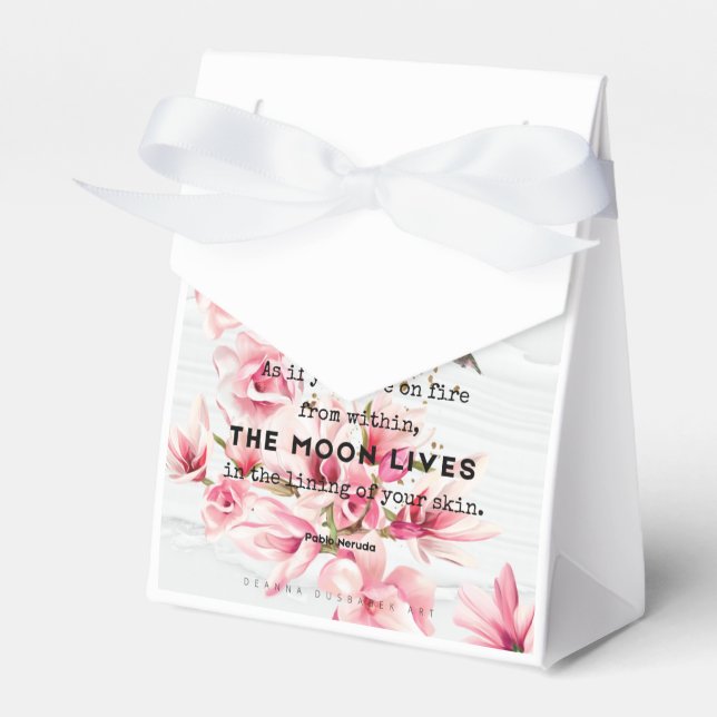 Caixinha De Lembrancinhas Favor Box para Casamentos (Frente)