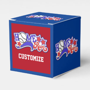 Caixinha De Lembrancinhas Favor branco & azul vermelho Box2 do cubo do