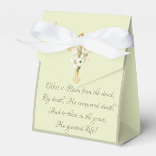 Caixinha De Lembrancinhas Favor da oração de Pascha da ressurreição da