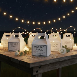 Caixinha De Lembrancinhas Favor de casamento personalizado de lanche da meia