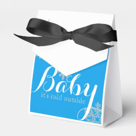 Caixinha De Lembrancinhas Favor do Chá do Tema do Inverno