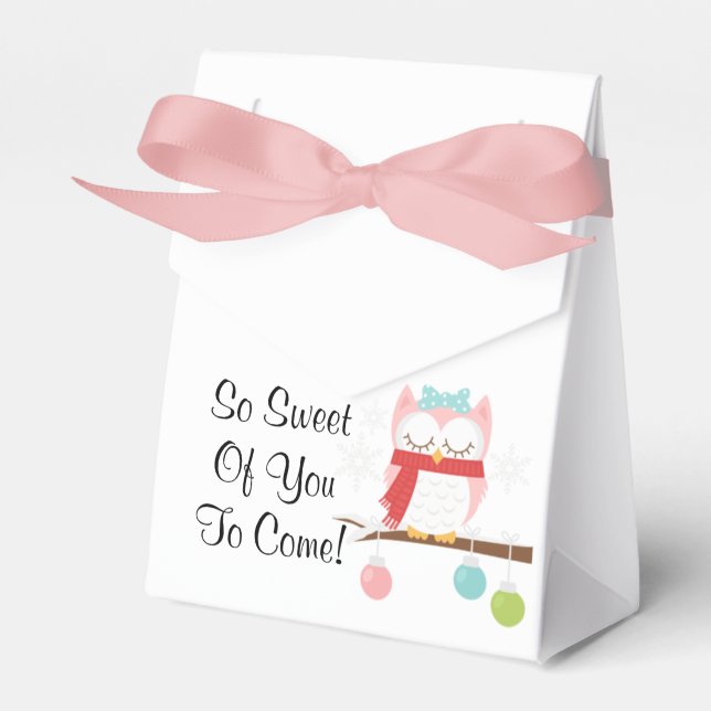 Caixinha De Lembrancinhas Favores do inverno (Frente)