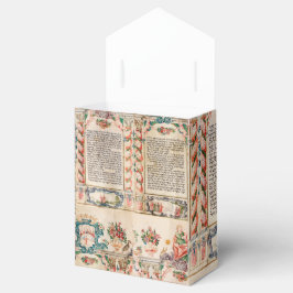 Caixinha De Lembrancinhas Favoritos para festas de Purim, manga de bigode Es