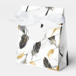 Caixinha De Lembrancinhas "Feather Grace Gift Bag com Lid"