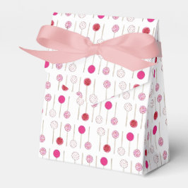 Caixinha De Lembrancinhas Feliz Aniversário, Fosco Rosa, Pop do Bolo