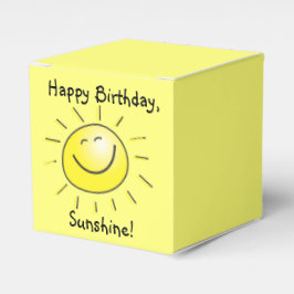Caixinha De Lembrancinhas Feliz Aniversário, Luz do Sol!