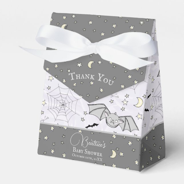 Caixinha De Lembrancinhas Feliz Bebê Roxo das Bruxas e Queda (Frente)