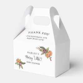 Caixinha De Lembrancinhas Feliz de Natal Pequeno Chá de fraldas