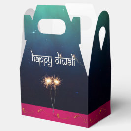 Caixinha De Lembrancinhas Feliz Diwali - Favor Box Gable