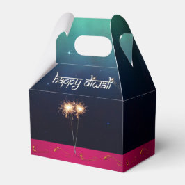 Caixinha De Lembrancinhas Feliz Diwali - Favor Box Gable