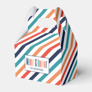 Caixinha De Lembrancinhas Feliz e Brilho Retro Natal