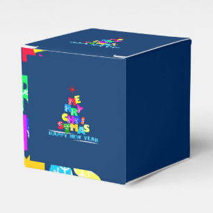 Caixinha De Lembrancinhas Feliz Feliz ano novo de Natal