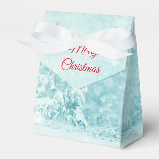 Caixinha De Lembrancinhas Feliz Natal Personalizado (Frente)