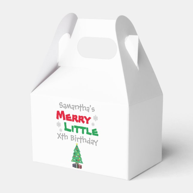 Caixinha De Lembrancinhas Feliz pequeno aniversário (Frente)