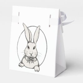 Caixinha De Lembrancinhas Felz pascoa Personalizado Bonito Vintage Bunny Eng
