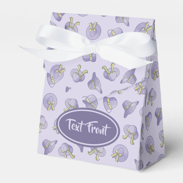 Caixinha De Lembrancinhas Female Summer Hats Lilac (Frente)