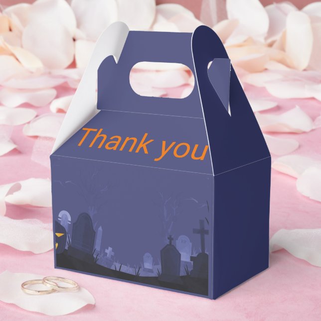 Caixinha De Lembrancinhas feriado minimalista de halloween (Casamento)